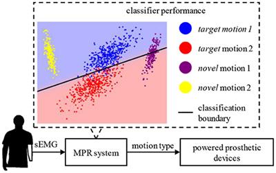 Rejecting Novel Motions in High-Density Myoelectric Pattern Recognition Using Hybrid Neural Networks